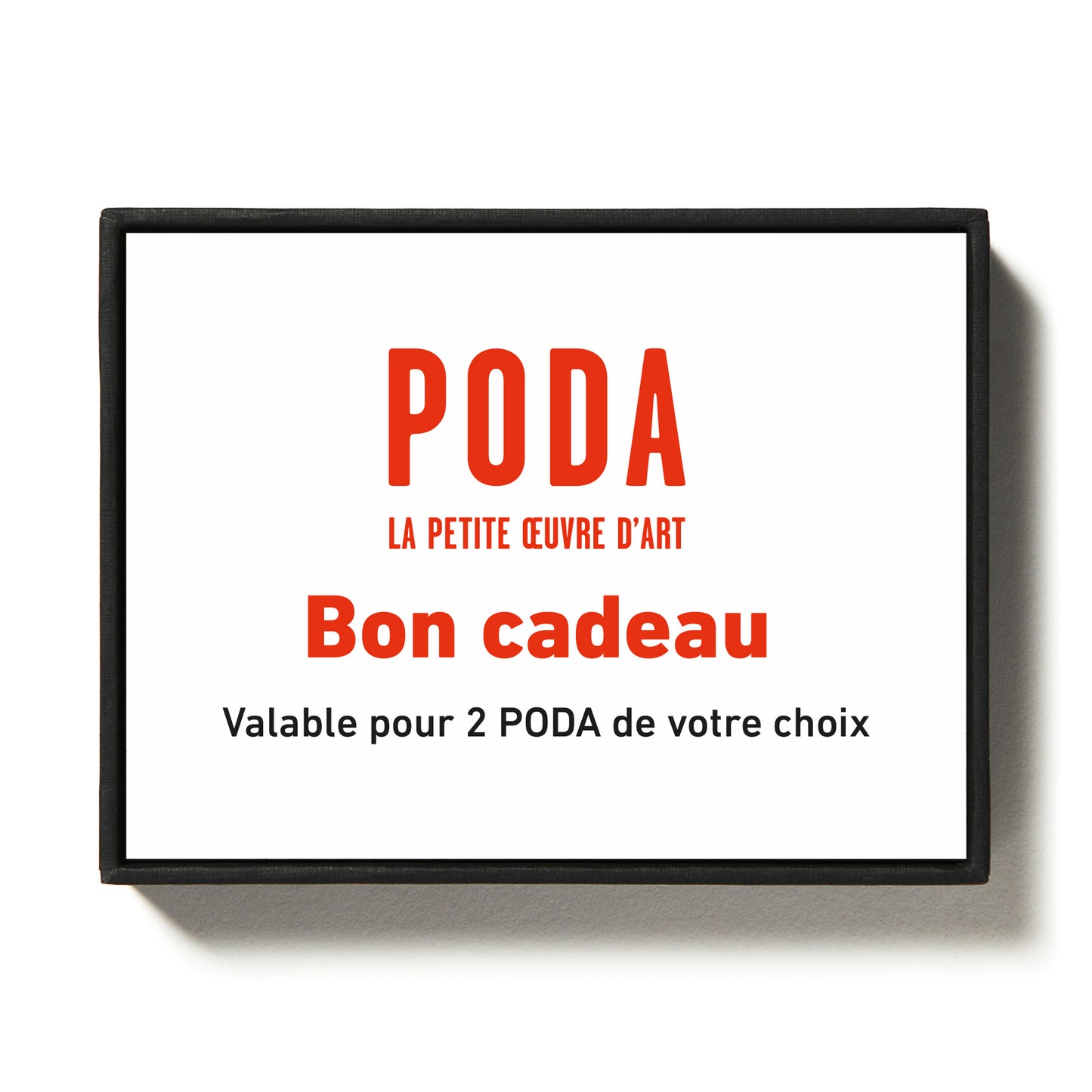 Carte Cadeau pour 2 PODA